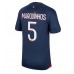 Günstige Paris Saint-Germain Marquinhos #5 Heim Fussballtrikot 2023-24 Kurzarm